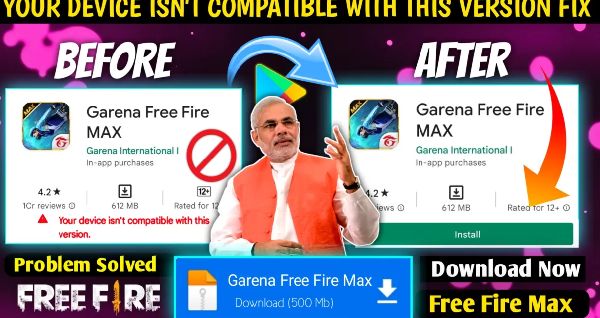 Free fire max ko google se kaise download karen 2023 ? How to download free  fire max on google 